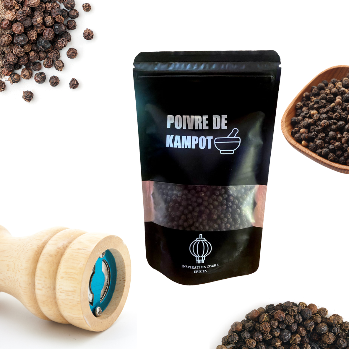 Black Kampot Pepper GI 100g