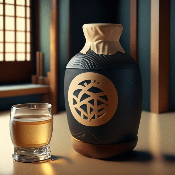 Saké Rosewood bottle