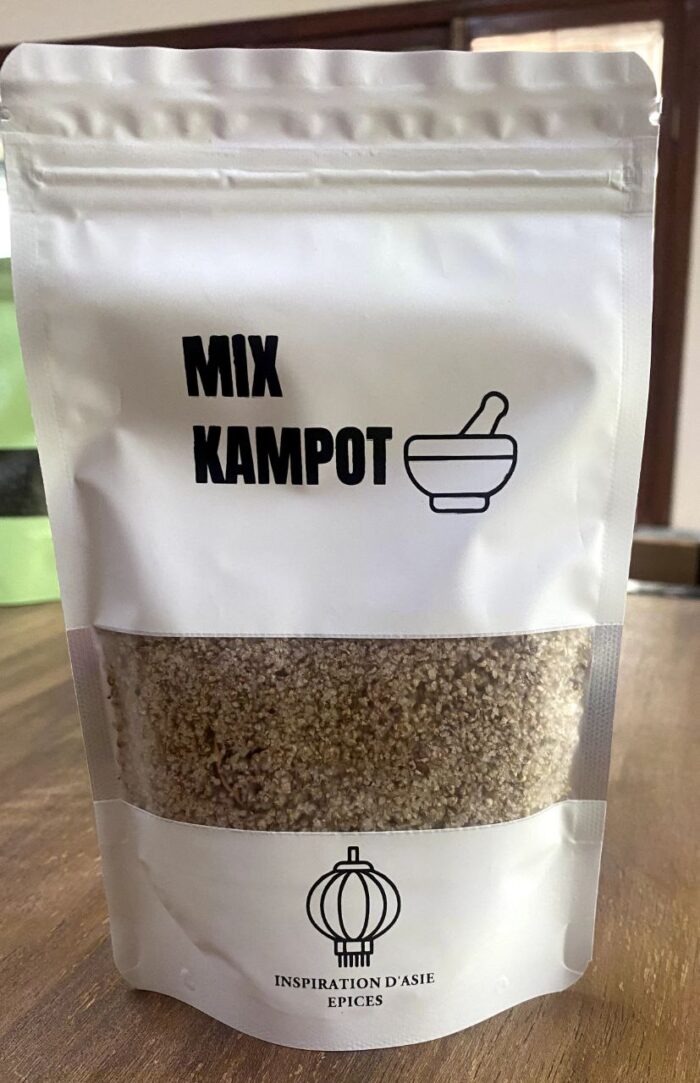 Mix salt,  Kampot Pepper GI and citrus   100g