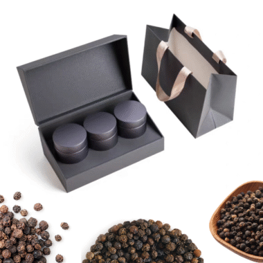 Black Pepper set (Kampot, Mondulkiri, Memot) 3x50g