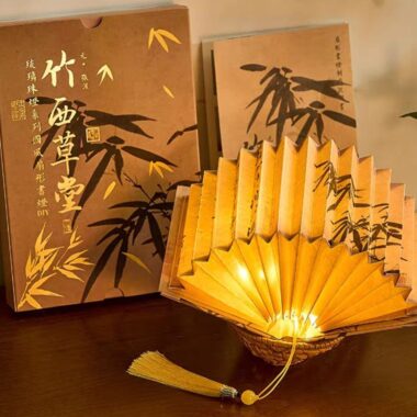 Bamboo book lamp